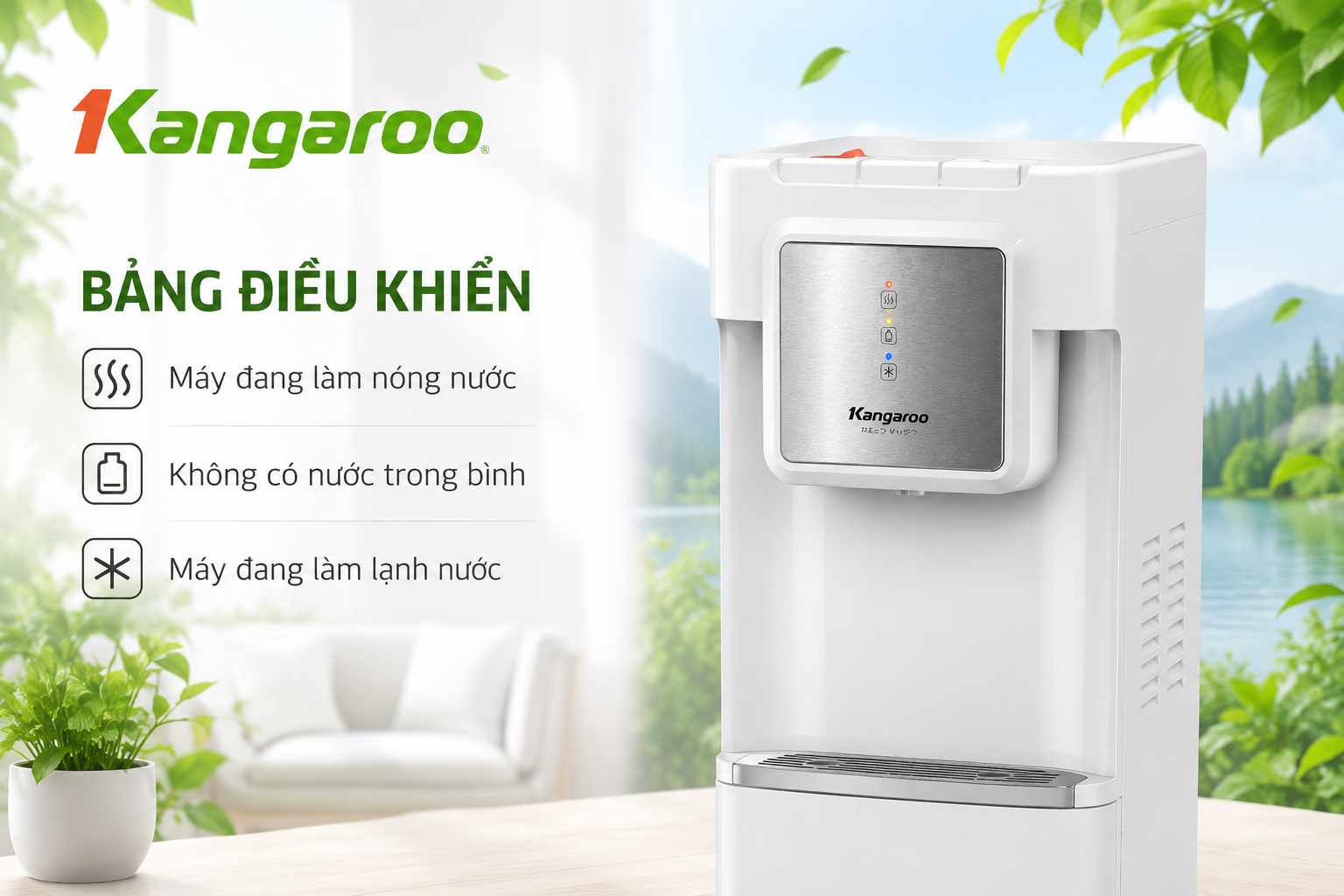 Cây nước nóng lạnh Kangaroo KG60A3
